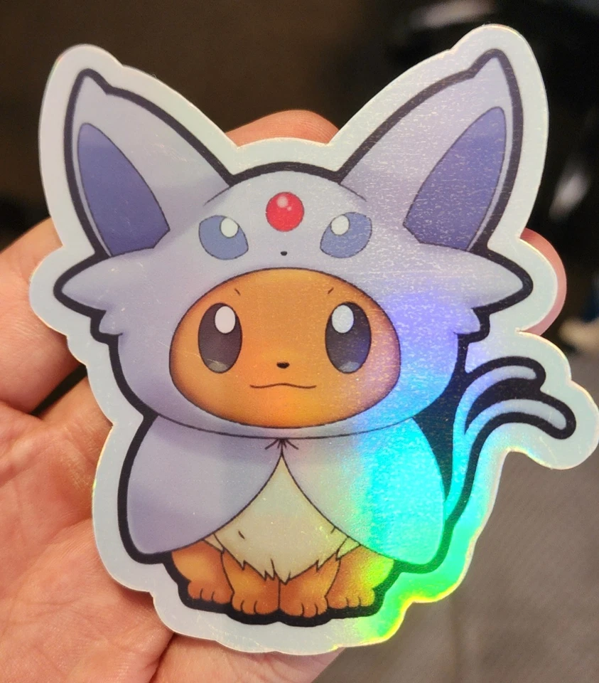 Eevee - Calcomanía - Pokemon - Anime - Hágalo usted mismo - Pegatina - Holográfica  Foto 1 de 1