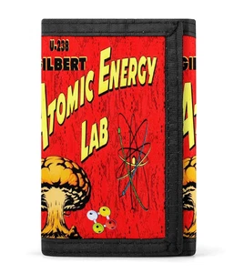 GILBERT ATOMIC ENERGY Lab Wallet | Vintage Science Laboratory 1950 | Retro Art - Picture 1 of 8