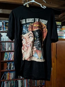 Rage 2022 Tour T-Shirt XL RATM rage against the machine concert robot lady - Picture 1 of 3