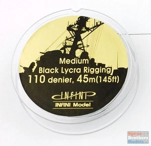 INFIR1101B Infini Modelo Negro Lycra Aparejo de Envío - Mediano 110 Denier (0,121 mm x - Imagen 1 de 3