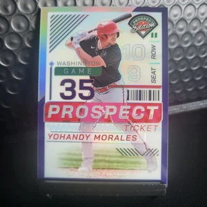 ๐ 2024 Panini Prospect Edition Purple Prizm #161 Yohandy Morales /99 PRC Nats๐ - Picture 1 of 4