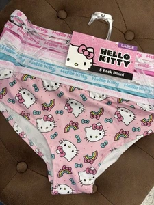 Sanrio Hello Kitty bikini 5 pack Panties size X-Large NEW WITH TAGS. - Picture 1 of 1