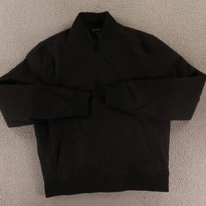 Banana Republic Jacket Mens S Black Polyester Bomber Full Zip Lightweight - Bild 1 von 12
