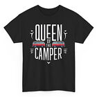 Queen Of The Camper Funny Camping T-shirt - Novelty Women Graphic Tee