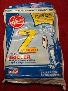 1 Posten von 10, 3 Packungen, (insgesamt 30 Beutel), Neu aus altem Lagerbestand Original Hoover Z Typ Vakuumbeutel. - Bild 1 von 2