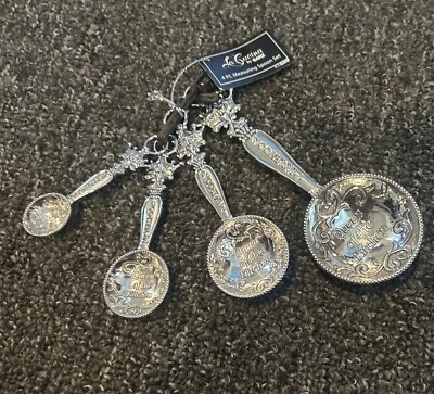 New Beautiful Ganz Silver Measuring Spin Set-Queen Of The Kitchen - Image 1 of 4