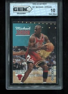 Michael Jordan 1992-93 Skybox #31 Chicago Bulls GEM MINT 10 - Bild 1 von 2