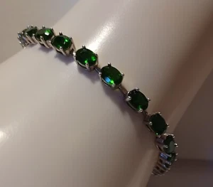 Jtv Chrome Diopside Bracelet... D - Picture 1 of 4