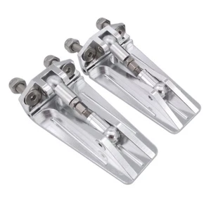 1Pair RC Boat Trim Tabs 60x30mm for RC Speed Boat Oval Vee TRAXXAS Spartan SR - Picture 1 of 15