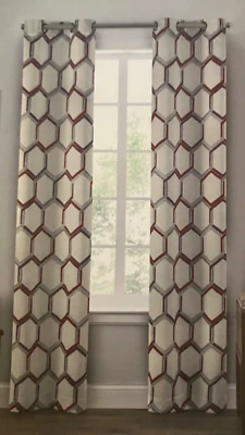 Grommet Panel Pair Room Darkening Curtains Each is 26 in. W and 84 in. Long  - Image 1 of 2