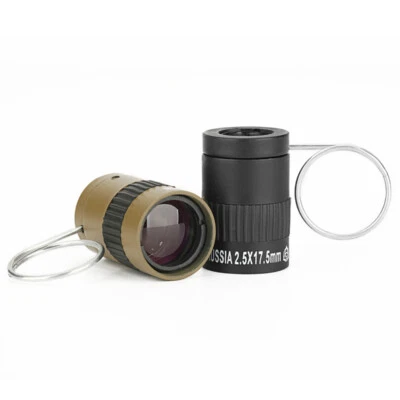 Mini Handheld Telescope 2.5x17.5 Optical Ultra Micro Finger Buckle Telescope - Image 1 of 4