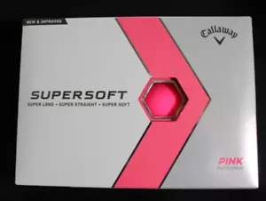 CALLAWAY SUPER SOFT ROSA SCATOLA SET DI 12 nuovi - Foto 1 di 3