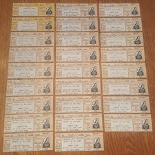 Lot of 26 1992-95 OHL Detroit Jr. Red Wings Full Ticket Stubs Defunct Juniors 