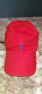 Polo Ralph Lauren Red Adjustable Hat ~ NWT