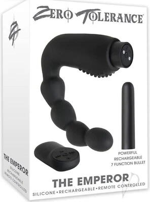 Zero Tolerance The Emperor Prostate P Spot Sex Toy 7 Speeds Vibrator with Remote - Image 1 of 4