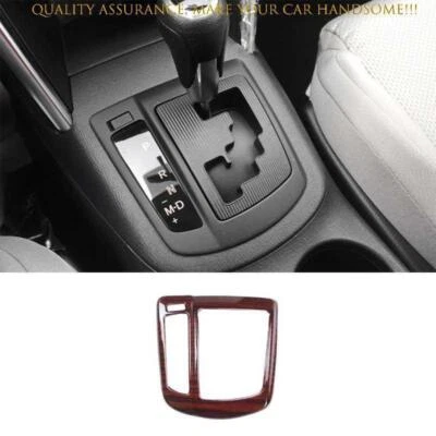 For Mazda CX-5 2013-2015 ABS Red Wood Grain Center Console Gear Shift Frame Trim Foto 1 de 4