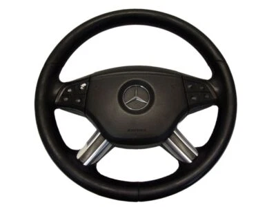 Lenkrad Multifunktionslenkrad Leder Schwarz für MERCEDES A1644605103 A1648200511 - Bild 1 von 4