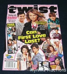 Twist Magazine March 2010 Taylor Swift Justin Bieber Selena Nick Jonas Miley - Picture 1 of 6