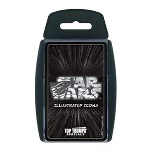 Star Wars Illustrated Icons Top Trumps Card Game - New & Sealed - Picture 1 of 5