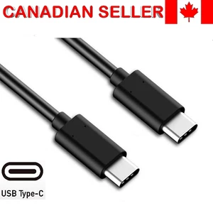 USB-C to USB-C 3A Fast Charger Cable For Samsung A5 A71 A32 Macbook Type-C Cord - Photo 1 sur 2