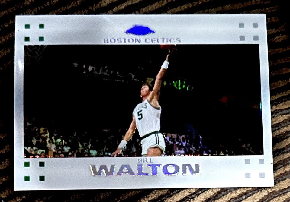 2007-08 Bill Walton Topps Chrome White Refractor /99 #89 - Boston Celtics HOF - Image 1 of 3