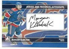 2013-14 ITG Heroes and Prospects MORGAN KLIMCHUK #A-MK Autograph