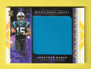 2023 JERSEY JUMBO NOVATO PANINI ORIGINS JONATHAN MINGO RADIOCONTROL #d 089/199 PANTERAS - Imagen 1 de 2