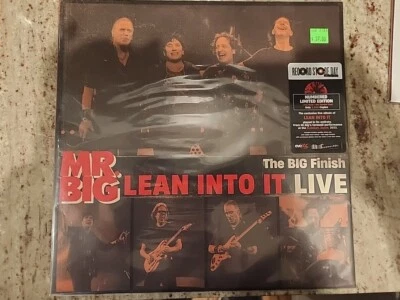 Mr. Big -Lean Into It:Live(RSD 2024 Sealed New Numbered/swirl Color Vinyl LP) - Image 1 of 3