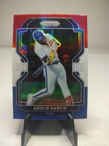2022 Panini Prizm #142 Adolis Garcia Red White Blue Prizm - Picture 1 of 2