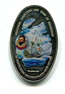 2000 Zambia 1000 Kwacha Colourized Oval Coin (b704) - Picture 1 of 2