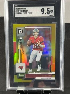 2022 Panini Donruss - Tom Brady #255 Press Proof Premium SGC 9.5 - Bild 1 von 2