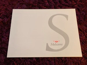 Bentley Mulsanne S Prospekt 1987 - UK Ausgabe - Bild 1 von 2