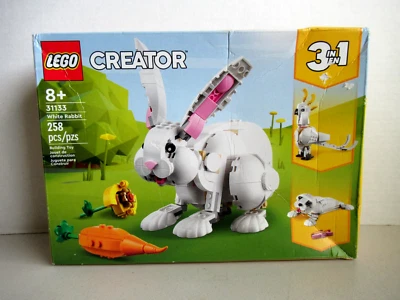 LEGO Creator 3-in-1 Animal Toy Building Set 31133 Rabbit Cockatoo or Seal NIB - Image 1 of 2