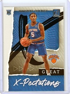2020-21 Panini Donruss Immanuel Quickley X-Pectations #25 New York Knicks