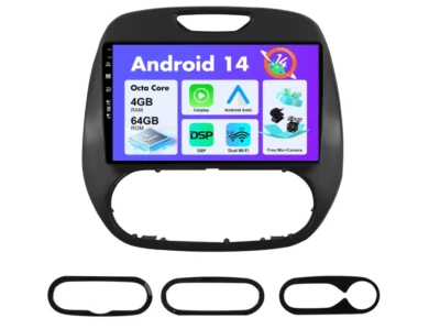 Autoradio Android per Renault Captur -Octacore 4GB 64GB- Telecamera HD - Immagine 1 di 4