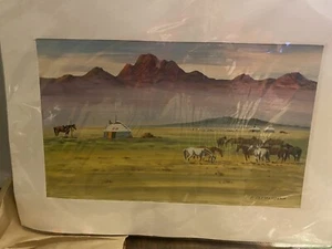 T. Narmandakh ink painting (GG) - Picture 1 of 1