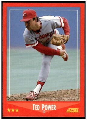 1988 Score #242 Ted Power NM - Image 1 of 2