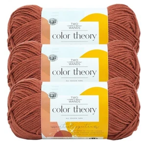(3 Pack) Lion Brand Yarn 619-132AG Two of Wands: Color Theory Yarn, Canyon - Picture 1 of 7