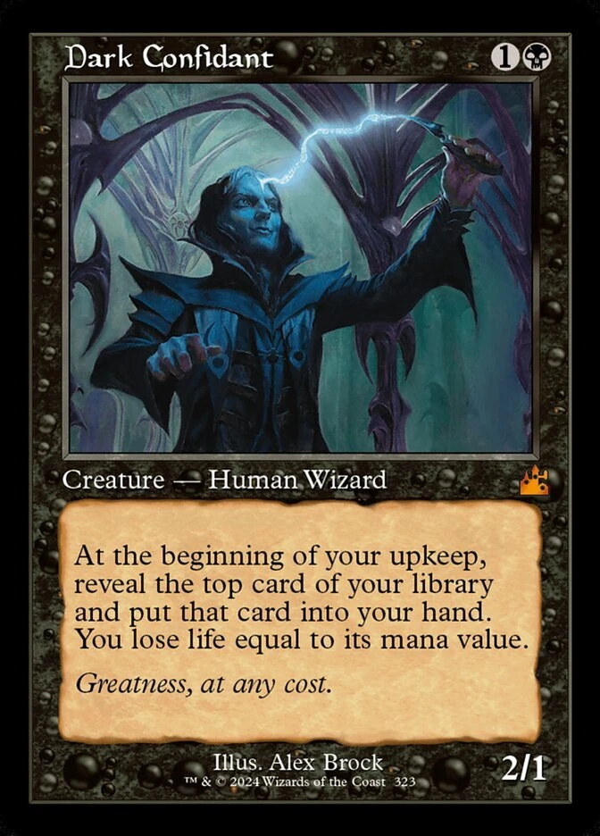MTG Magic the Gathering Dark Confidant (323/573) Ravnica Remastered LP - Image 1 of 1