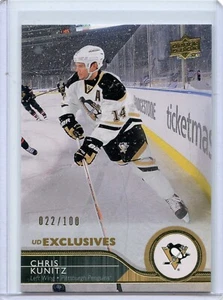  2014-15 Upper Deck Exclusives #148 Chris Kunitz 22/100 - Picture 1 of 2
