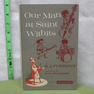 OUR MAN @ SAINT WITHITS book Stanley John Forrest Christian poetry 1964 humor UK - Imagen 1 de 3