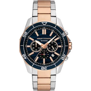 Armani Exchange Men's Watch Spencer Quartz Black Dial Two Tone Bracelet AX1965 - Picture 1 of 1