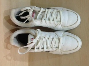 Adidas weiß mit 3 roten Streifen Gr.38 - Bild 1 von 8