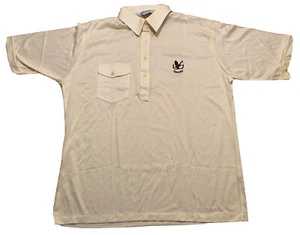 Lyle & Scott NEW Vintage XL Gleneagles Yellow Made Britain NEW Polo Shirt Golf - Picture 1 of 10