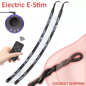 Male Electric E-Stim Anal Prostate Shock Massager Plug G-spot Sex Toy for Men - Picture 1 of 6