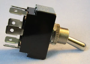 Philmore 30-320 DPDT ON-ON, Heavy Duty Bat Handle Toggle Switch 20A@125V AC - Picture 1 of 1