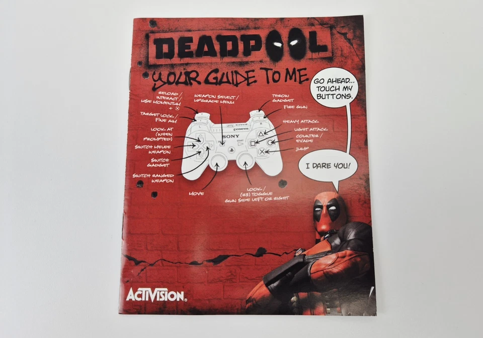 Manual Only - Deadpool PS3 - No Game Included - Image 1 of 1