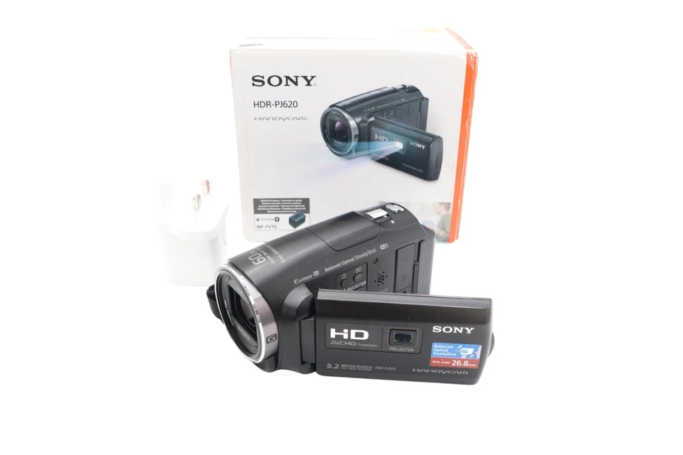 Sony HDR-PJ620 Handycam Camcorder, 9.2MP, FULL HD, 30X Zoom, Good REFURBISHED - Image 1 of 4