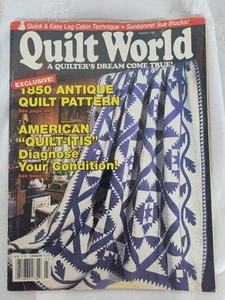 Quilt World Magazine March 1991 Log Cabin Sunbonnet Sue - Picture 1 of 13