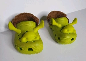 Crocs Shrek Kleinkinder Größe C6 klassischer Clog grün Dreamworks Film Slipper Kinder - Bild 1 von 15